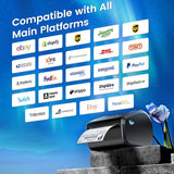 Bluetooth Shipping Label Printer 4x6, D450BT Thermal Label Printer for Shipping Packages