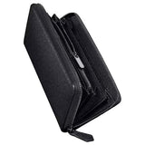 HBJWOV Men Genuine Leather Wallet Blocking Credit Card Holder Male
