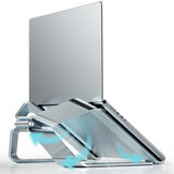 DTTLYQF Laptop Stand Adjustable Aluminum Alloy Notebook Tablet Up to 17.3 Inch Portable Fold Holder