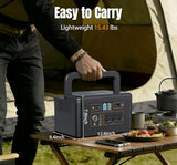 Portable Power Station 650W (1200W Peak), 576Wh Solar Generator, LiFePO4 Battery 3.5 Hour Fast Charging, Solar Generator for Home & Emergency Backup, Hurricane, CPAP (Solar Optional)