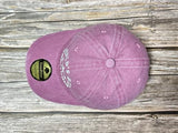 Enodtter World's Best Grandma Hat for Women, Christmas Birthday Gift for Grandmother, Washed Pink Baseball Cap Cotton Distressed Dad Hat