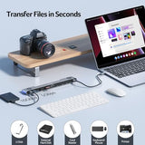 Acer Docking Station 3 Monitors, 11-in-1 Laptop Docking Station Stand with DP 8K + Dual HDMI 4K@60Hz, Ethernet, 10Gbps Data