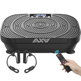AXV Vibration Plate Platform Exercise Machine Fitness Vibrating Shaking Full Body Shaker Workout Vibrate Stand Shake Board Sport Gym for Weight Loss Lymphatic Drainage for Women Men
