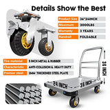 Heavy Duty Platform Truck Flat Moving Cart Hand Trucks