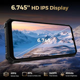 FOSSIBOT F109S Rugged Phone Unlocked, 24GB+256GB/2TB,10600mAh Battery Waterproof Phones