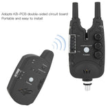 Digital Carp Fishing Bite Alarm Alert Light Warning Fishing Finder with 4 Launcher and 1 Receiver Tihebeyan