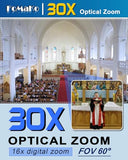 FoMaKo K30NS 4K 30x Optical Zoom PTZ Camera with NDI 6 & NDI HX3