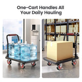 Upgraded Foldable Push Cart Dolly,560 lbs. Capacity Moving Platform Hand Truck