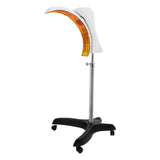 Standing Hair Color Processor, 850W 360° Professional Salon Vertical Hair Dryer with Digital Screen& 4 Universal Wheels, Adjustable Height/Angle/Multifunctional Hair Dryer for Salon&Home Use (White)