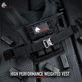 Wolf Tactical Men Weighted Vest - 35 LB Strength Training Tactical Weight Vest Tan