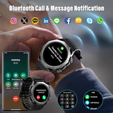 Military Smart Watches for Men(Answer/Make Calls), 1.39"HD Fitness Watch, 24/7 Heart Rate Sleep Monitor, Smart Watch for Men 110+ Sport Modes, 30Day, IP68 Waterproof Smartwatch for Android iOS