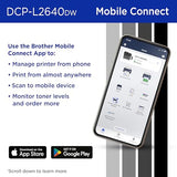 Brother DCP-L2640DW Wireless Compact Monochrome Multi-Function Laser Printer with Copy and Scan