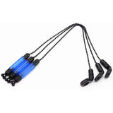 TopHomer 3PCS Fishing Bite Indicators and 3PCS Illuminated Hangers Fishing Bite Alarm Tackle Bite Alert Carp Bite Alarm Fishing Bite Indicator with Storage Box for Fishing Black