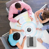 USB Speaker Phone 360° Omnidirectional Microphone Portable Conference Speakerphone Echo Cancellation KAYSUDA