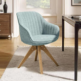 Art Leon Desk Chair No Wheels - Mid Century Modern Office Chair