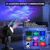 Astronaut Star Galaxy Projector - ASTRAEA Space Starry Night Light Nebula Ceiling Projection Lamp with Timer and Remote for Kids Adults Bedroom