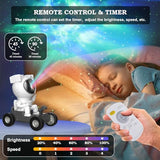 Star Projector Galaxy Night Light - ASTRAEA Astronaut Space Projector, Starry Nebula Ceiling LED Lamp with Timer and Remote, Kids Room