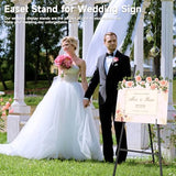 Height Metal Standing Easel with Adjustable Chain, Heavy Duty Art Easel for Painting