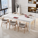 Tribesigns 6.5ft Conference Room Table, 78.74" W x 27.56" D Large Office Meeting Table