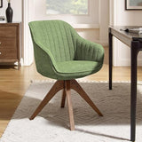 Art Leon Office Chair No Wheels - Mid Century Modern Desk Chair