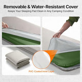 OGERY Upgraded Self-Inflating Sleeping Pad with Built-in Foot Pump & Washable Cover, 3" Memory Camping Mattress Pad, Quiet & 9.5 R-Value Insulated Sleeping Mat for Car Tent Camping