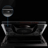 KMWHPJN Laptop Cooling Pad, Notebook Cooler with Quiet Fan, Port, Screen, Gaming