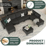 Modular Sectional Sofa 6 Seaters Modular Sleeper Sofa Couch