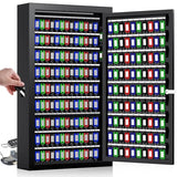 225 Keys Key Lock Box Wall Mount with Additional 16 Side Hooks and Key Tags