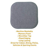 Sweet Home Collection Chair Cushion Memory Foam Pads Honeycomb Pattern