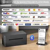 Label Printer, 4x6 Shipping Label Thermal Printer for Packages, Bluetooth Conection and Compatible with Android, iPhone