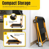 Foldable Platform Truck Push Dolly 330 lb Capacity 28.75" x 18.75" x 33" Heavy‑Duty