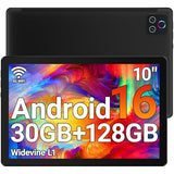 Tablet,10.1" Android Tablet with Octa-core Processor 30GB RAM 128GB ROM HD IPS Touchscreen 8H Battery