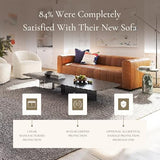 Poly & BARK Canale 99” Sofa – Modern 3-Seater Couch for Living Rooms – Performance Fabric Upholstery
