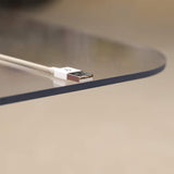 Crystal Clear 1/5" Thick 47" x 40" Heavy Duty Hard Chair Mat, Can be Used on Carpet or Hard Floor MuArts