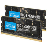 Crucial 32GB DDR5 RAM Kit (2x16GB), 5600MHz (or 5200MHz or 4800MHz) Laptop Memory 262-Pin SODIMM
