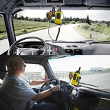UAYESOK 2-in-1 Handheld Radios Bracket Clip Mount & Walkie Talkie Speaker Mic Holder (Screw Hole+3M Adhesive Back Installation)