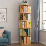 DDYYDS Rotating Bookshelf 360 Degree Bookcase Home Floor Shelf Multi-Layer Student Picture Book