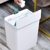 BXFIRS Home Intelligent Sensing Garbage Bin Living Room Kitchen Bedroom Bathroom ABS Trash Can