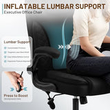 Hayelf Ergonomic Office Chair, PU Leather High Back Executive Chair