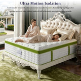 King Size Mattress 12 Inch, Luxury Hotel King Hybrid Mattress in a Box