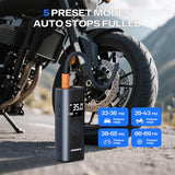 INNOVV P1 Aluminum Tire Inflator Portable Air Compressor, 3X Faster 150PSI Cordless Car Air Pump with Auto-Shutoff, Motorcycle Pumps