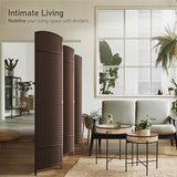 Sorbus 6 Panel Room Divider 6 ft. Tall - Privacy Screen, Extra Wide Double Hinged Panels