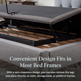 Lucid® L150 Adjustable Bed Frame – Head & Foot – Wireless Remote, Twin XL