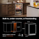 Ca'Lefort 24" Beverage Refrigerator - 180 Cans UnderCounter Beverage Cooler