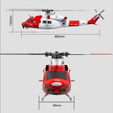 MechPuConToy GPS RC Helicopters for Adults, E2 UH-1Y 1/35 Scale 2.4G 6CH Remote Control Simulation 3D Stunt Helicopter Model with Lidar Positioning, Military RC Aircraft Outdoor