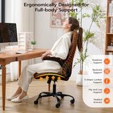 Ylzyxal Office Desk Chair, Ergonomic Computer Chair