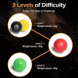 OLIKER Boxing Reflex Ball for Adults and Kids, 4 Levels Boxing Ball with Adjustable Headbands, Perfect for Reaction, Agility, Punching Speed (Set-1)