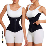 MISTHIN Waist Cincher Trimmer Belt Girdle Workout Shapewear Tummy Control Shaper Waist Trainer for Women (Black, XX-Small)