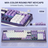 Redragon K745 PRO Wireless Gasket RGB Gaming Keyboard, 108 Keys Mechanical Keyboard w/Extra 4 Hotkeys