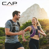 CAP 8LB Weighted Vest Purple – Unisex Workout Vest with Reflective Stripes, Phone Pouch, and Adjustable Fit for Walking, Running, Cardio, Strength Training